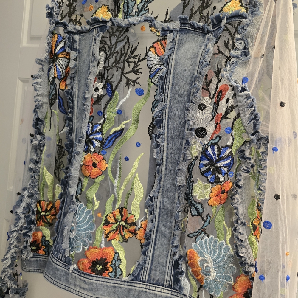 Ethel Clothing Floral Embroidered Jacket - Picture 3 of 5